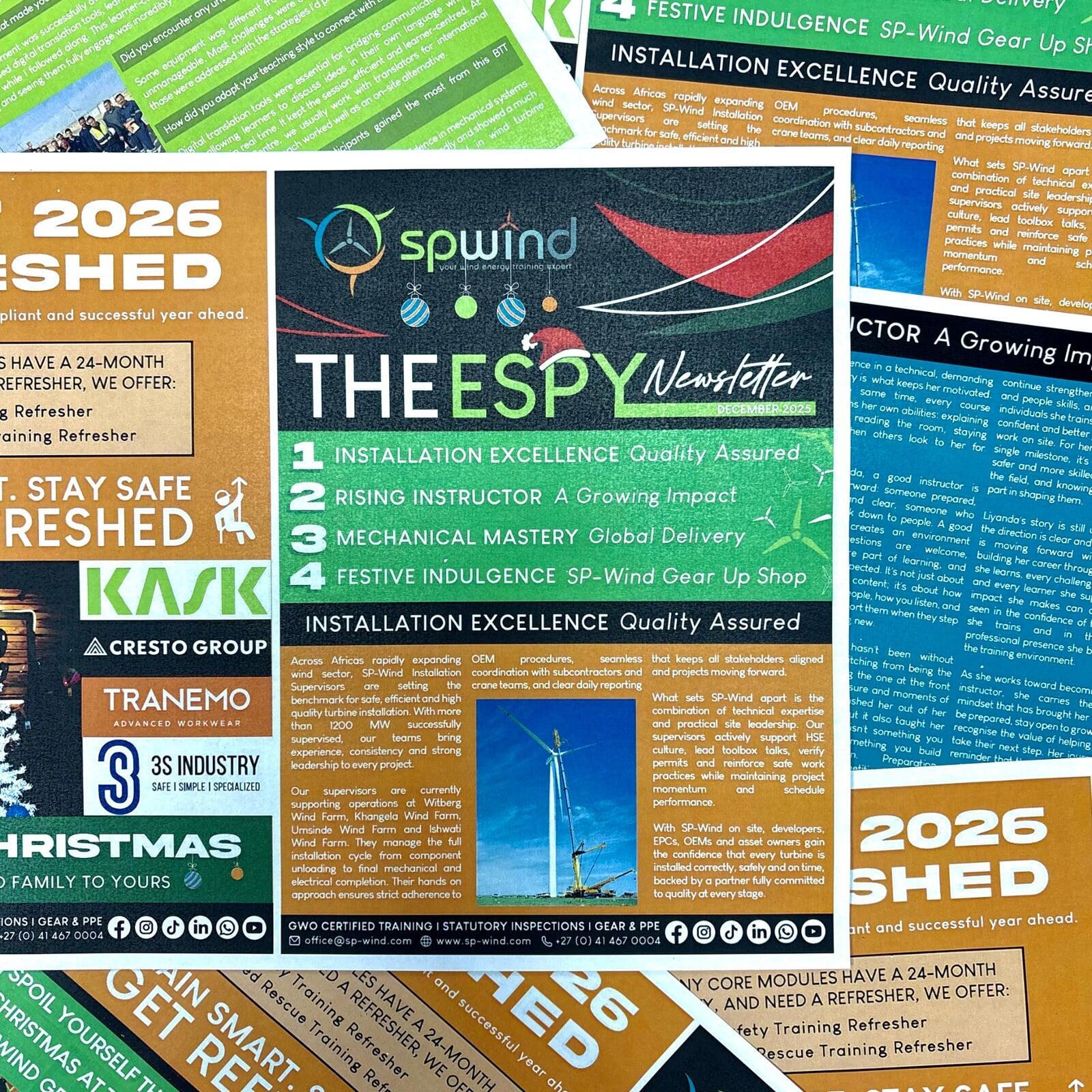 december 2025 ESPY NEWSLETTEr